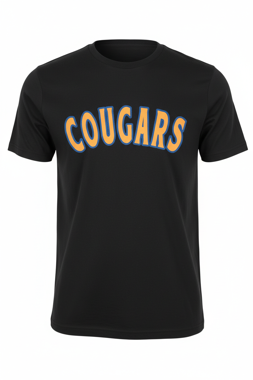 GC COUGARS CURVED TEE (#1003)