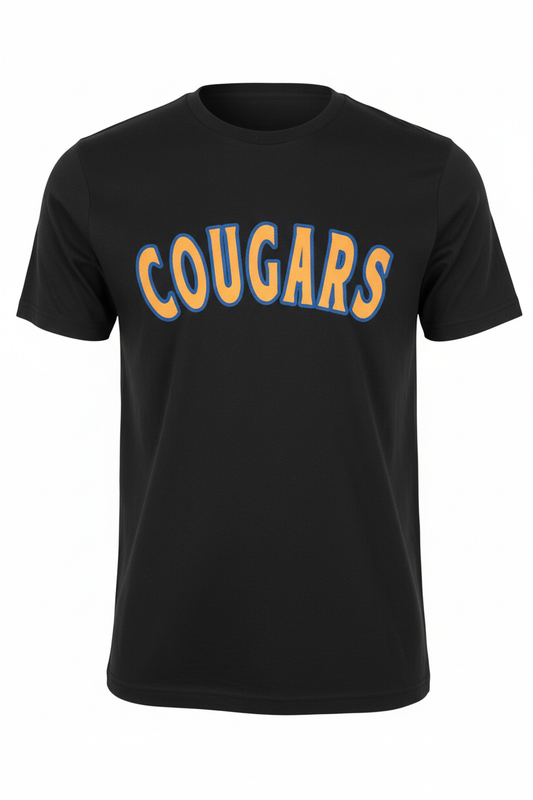 GC COUGARS CURVED TEE (#1003)