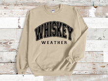 Load image into Gallery viewer, Whiskey Weather - Softstyle Crew neck Sweatshirt