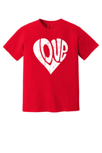 Load image into Gallery viewer, Retro Love Heart, Valentine&#39;s Day, Crewneck T-Shirt