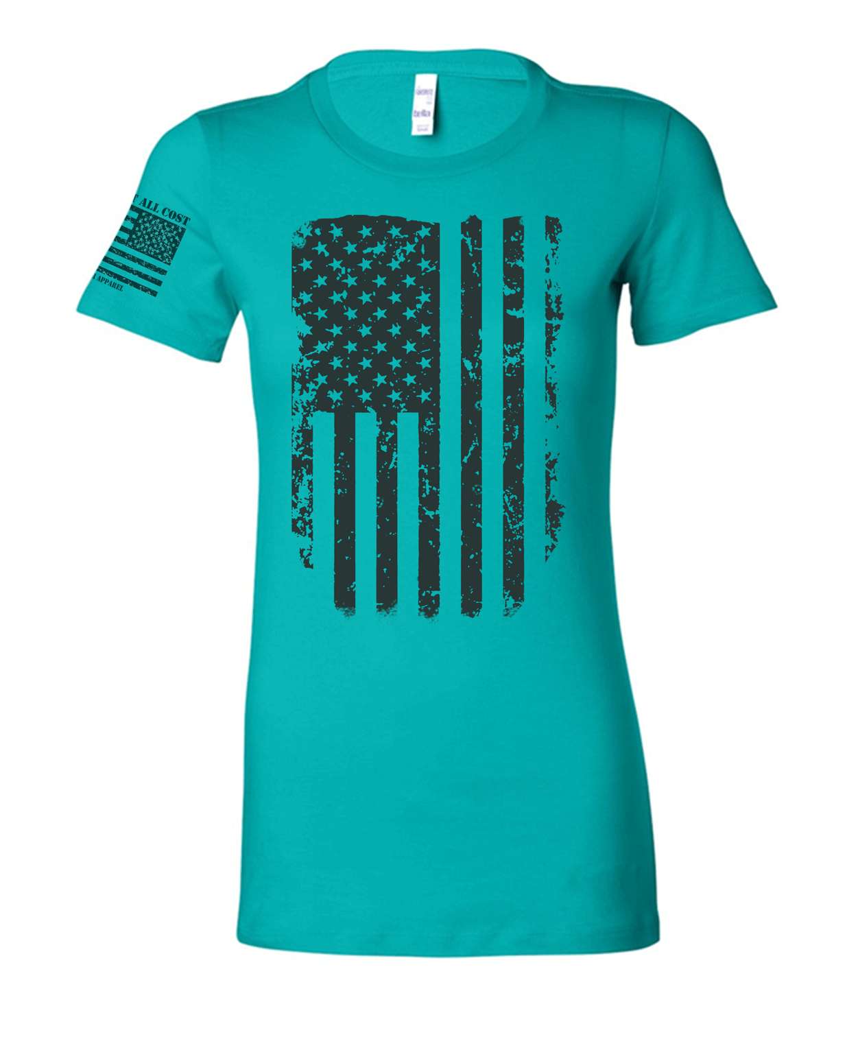 Womens Full Front American Pride - Rocker Apparel